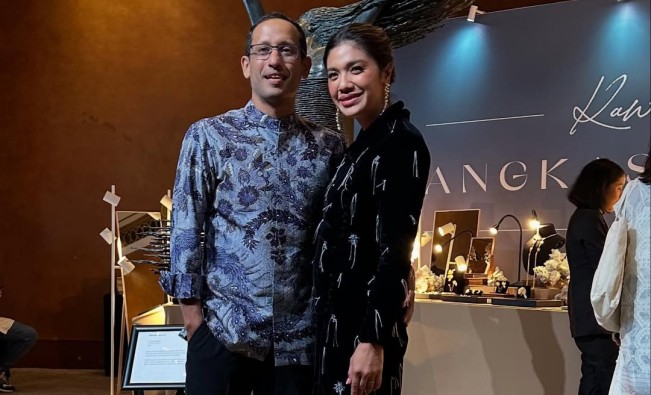 Franka Franklin, istri Nadiem Makarim. [Instagram]